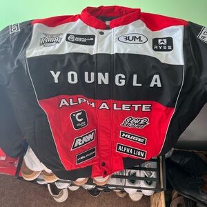 YoungLA Red champion club jacket
